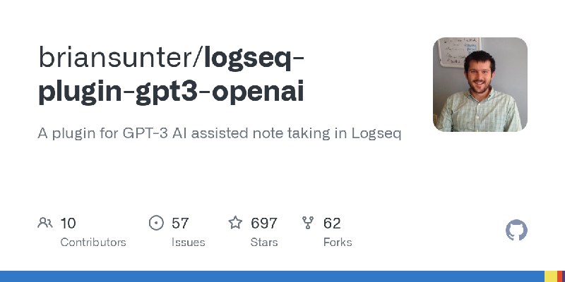 GitHub - briansunter/logseq-plugin-gpt3-openai: A plugin for GPT-3 AI assisted note taking in Logseq