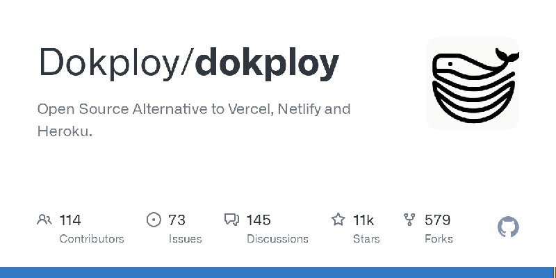 GitHub - Dokploy/dokploy: Open Source Alternative to Vercel, Netlify and Heroku.