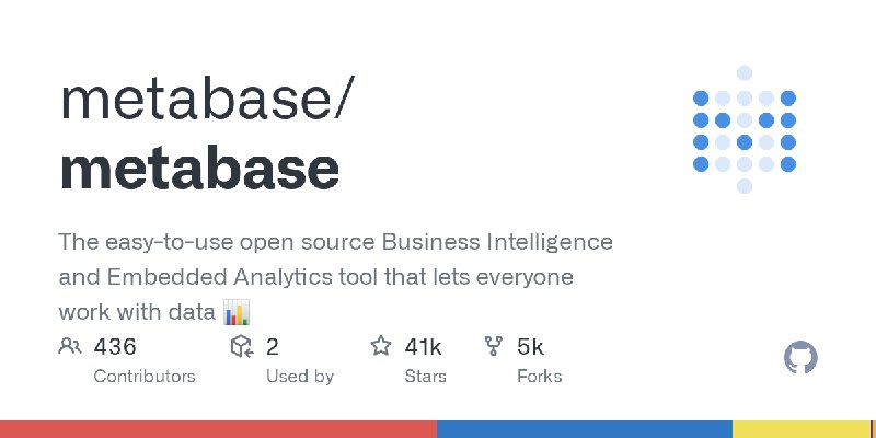 GitHub - metabase/metabase: The easy-to-use open source Business Intelligence and Embedded Analytics tool that lets everyone work…