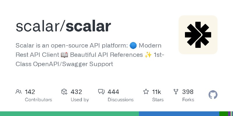 GitHub - scalar/scalar: Scalar is an open-source API platform:　　　　　　　　　　　　　　　　　　　　　　　　　　　　　　　　　　　　　　　🌐 Modern Rest API Client　…