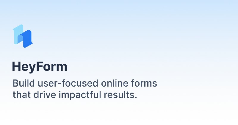 GitHub - heyform/heyform: Open-Source Form Builder