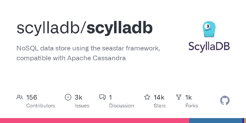 GitHub - scylladb/scylladb: NoSQL data store using the seastar framework, compatible with Apache Cassandra