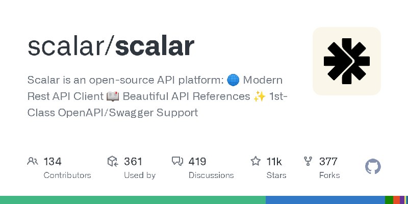 GitHub - scalar/scalar: Scalar is an open-source API platform:　　　　　　　　　　　　　　　　　　　　　　　　　　　　　　　　　　　　　　　🌐 Modern Rest API Client　…