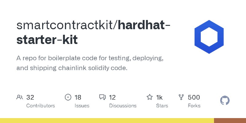 GitHub - smartcontractkit/hardhat-starter-kit: A repo for boilerplate code for testing, deploying, and shipping chainlink solidity…