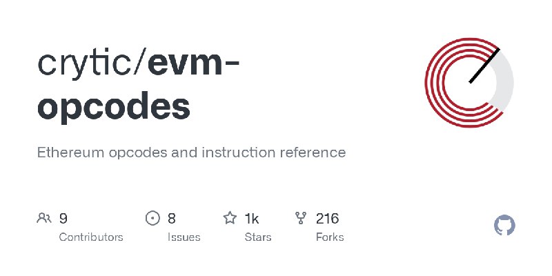 GitHub - crytic/evm-opcodes: Ethereum opcodes and instruction reference