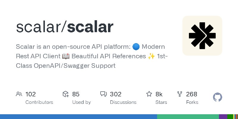 GitHub - scalar/scalar: Scalar is an open-source API platform:　　　　　　　　　　　　　　　　　　　　　　　　　　　　　　　　　　　　　　　🌐 Modern Rest API Client　…