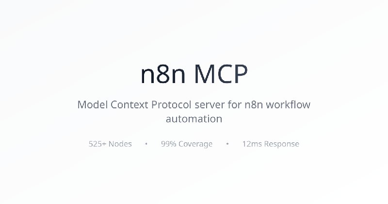 n8n MCP - AI-Powered n8n Workflow Automation