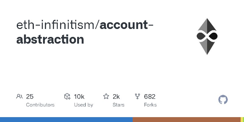 GitHub - eth-infinitism/account-abstraction