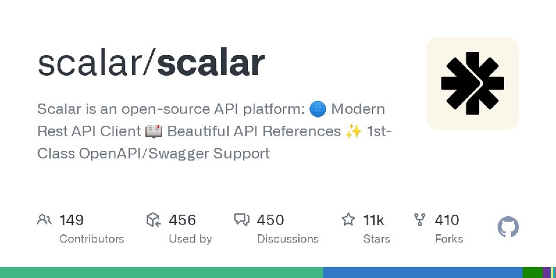 GitHub - scalar/scalar: Scalar is an open-source API platform:　　　　　　　　　　　　　　　　　　　　　　　　　　　　　　　　　　　　　　　🌐 Modern Rest API Client　…