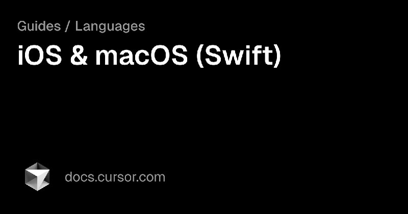 Cursor – iOS & macOS (Swift)