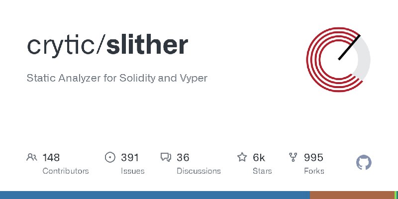 GitHub - crytic/slither: Static Analyzer for Solidity and Vyper