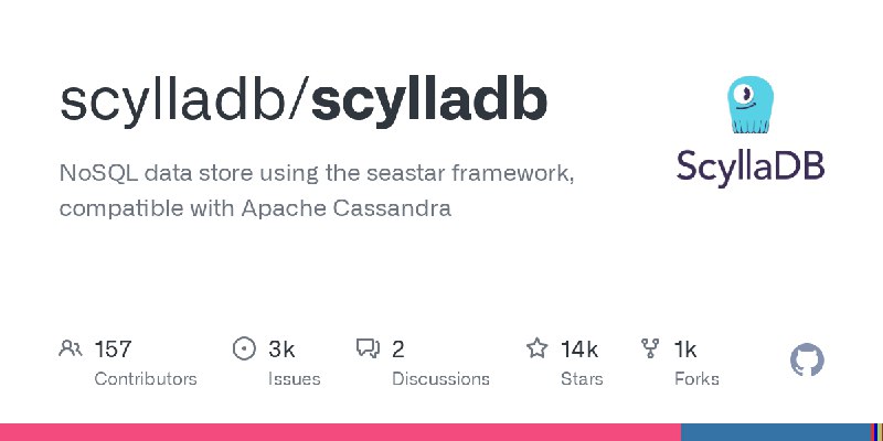 GitHub - scylladb/scylladb: NoSQL data store using the seastar framework, compatible with Apache Cassandra