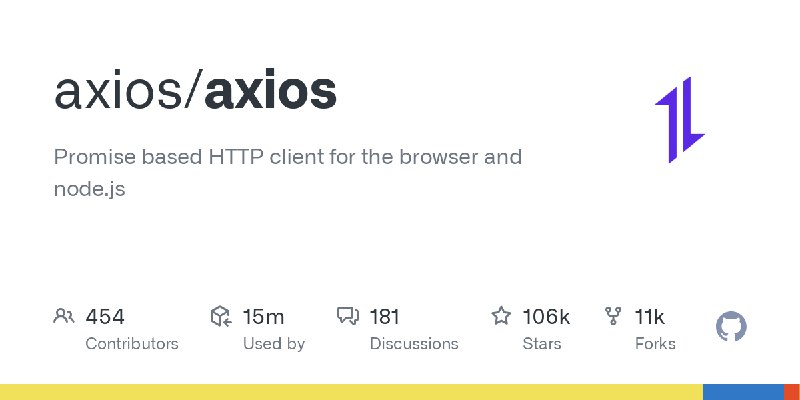 GitHub - axios/axios: Promise based HTTP client for the browser and node.js