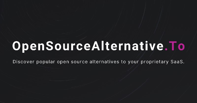 Open Source Alternatives To Proprietary Software