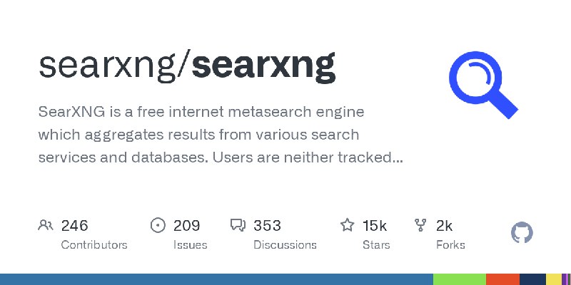 GitHub - searxng/searxng: SearXNG is a free internet metasearch engine which aggregates results from various search services and…