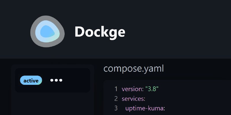 GitHub - louislam/dockge: A fancy, easy-to-use and reactive self-hosted docker compose.yaml stack-oriented manager