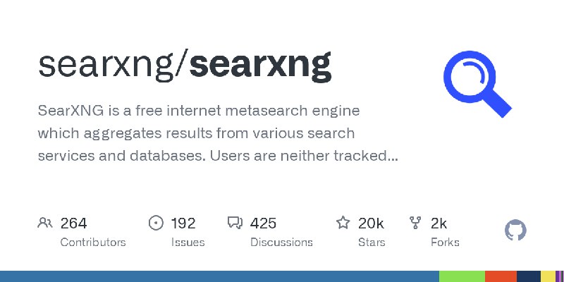 GitHub - searxng/searxng: SearXNG is a free internet metasearch engine which aggregates results from various search services and…