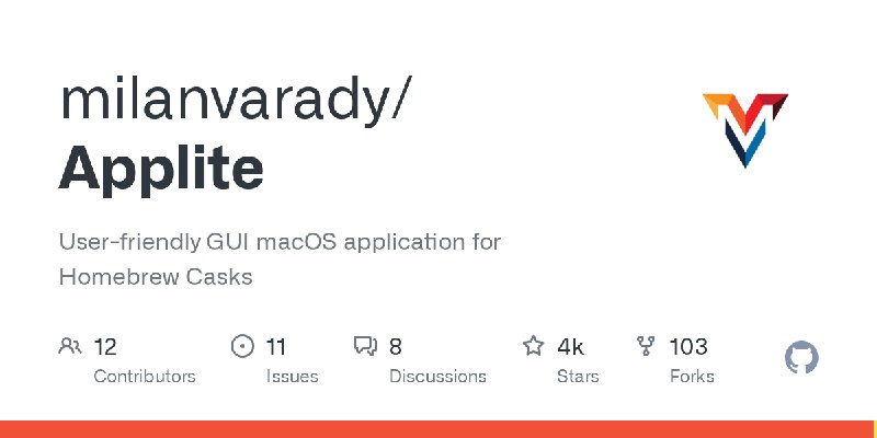 GitHub - milanvarady/Applite: User-friendly GUI macOS application for Homebrew Casks