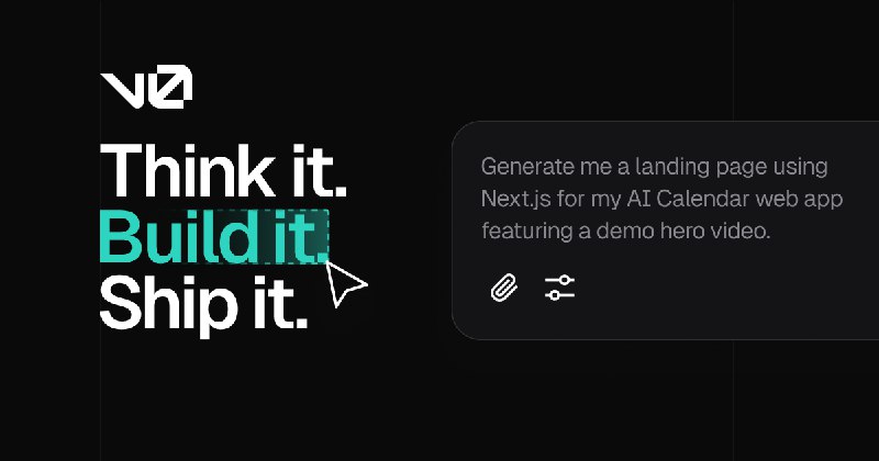 v0 by Vercel - Build Agents, Apps, and Websites with AI