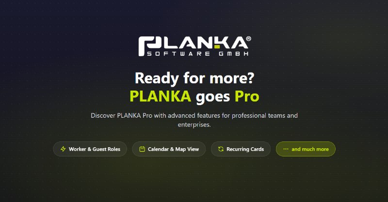 GitHub - plankanban/planka: Elegant open source project tracking. Self-hosted Kanban for teams — free Community edition, with PLANKA…
