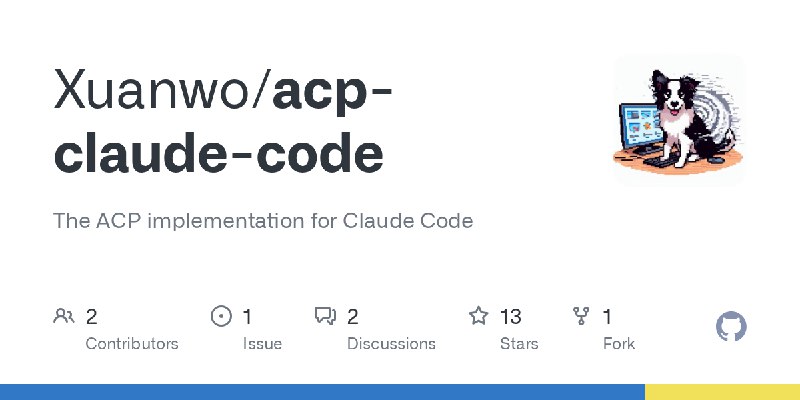 GitHub - Xuanwo/acp-claude-code: The ACP implementation for Claude Code