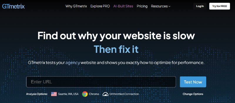 GTmetrix - Test, Monitor, and Optimize Web Performance - GTmetrix