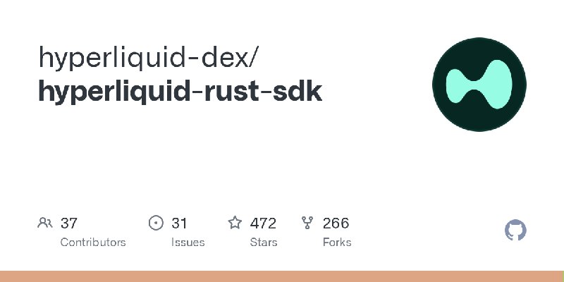 GitHub - hyperliquid-dex/hyperliquid-rust-sdk