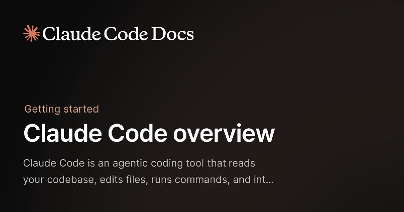 Claude Code overview - Claude Code Docs