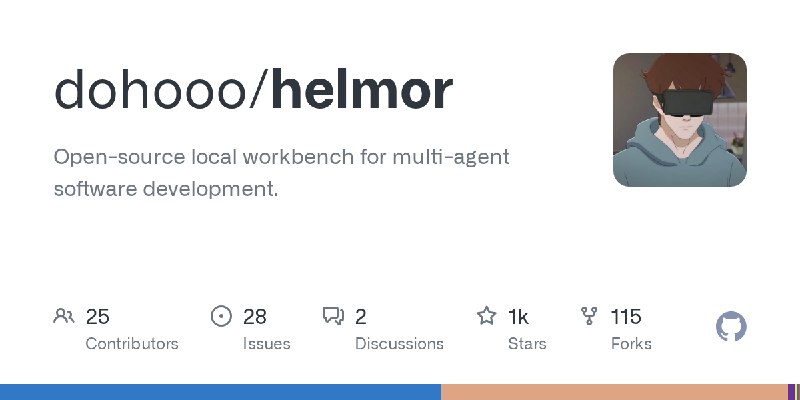 GitHub - dohooo/helmor: Open-source local workbench for multi-agent software development.