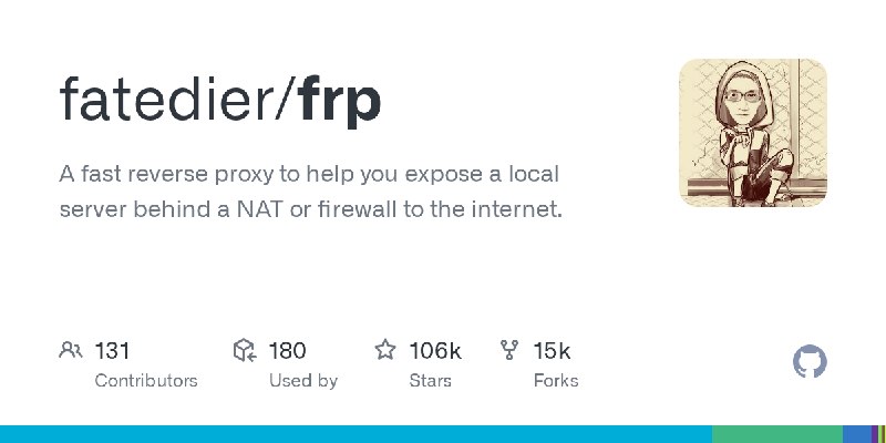 GitHub - fatedier/frp: A fast reverse proxy to help you expose a local server behind a NAT or firewall to the internet.