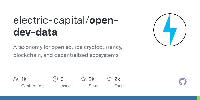 GitHub - electric-capital/open-dev-data: A taxonomy for open source cryptocurrency, blockchain, and decentralized ecosystems