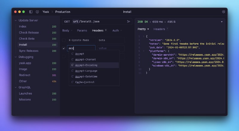 Yaak – The local-first API client