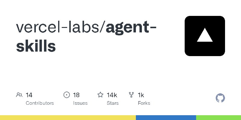 GitHub - vercel-labs/agent-skills