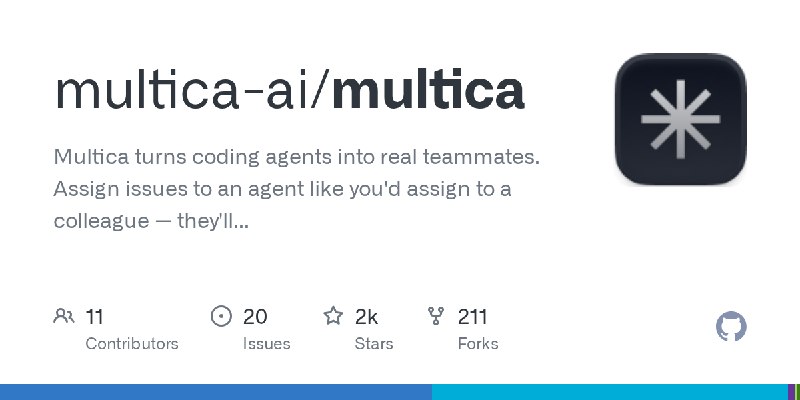 GitHub - multica-ai/multica: Multica turns coding agents into real teammates. Assign issues to an agent like you'd assign to a…