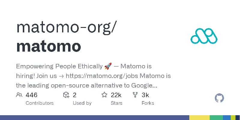 GitHub - matomo-org/matomo: Empowering People Ethically 🚀 — Matomo is hiring! Join us → https://matomo.org/jobs Matomo is the leading…