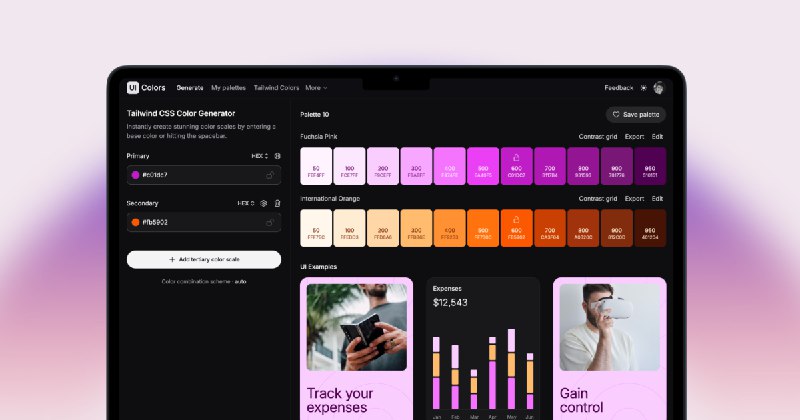 Tailwind CSS Colors - All colors + Custom color generator