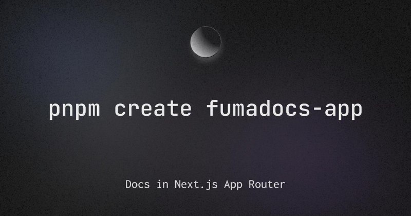 GitHub - fuma-nama/fumadocs: The beautiful & flexible React.js docs framework.