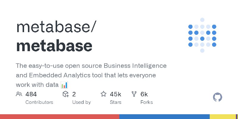 GitHub - metabase/metabase: The easy-to-use open source Business Intelligence and Embedded Analytics tool that lets everyone work…