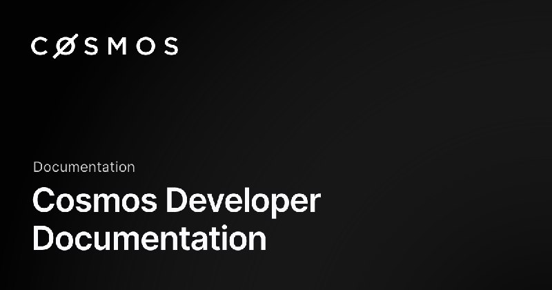 Cosmos Developer Documentation - Cosmos Docs