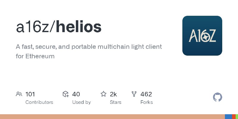 GitHub - a16z/helios: A fast, secure, and portable multichain light client for Ethereum