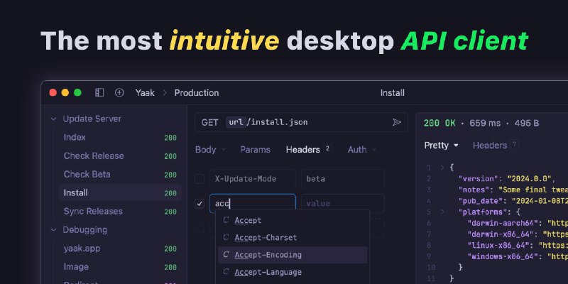 Yaak – The local-first API client