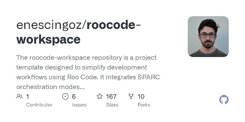 GitHub - enescingoz/roocode-workspace: The roocode-workspace repository is a project template designed to simplify development…