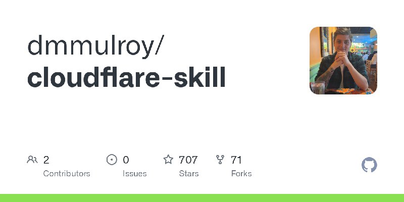 GitHub - dmmulroy/cloudflare-skill