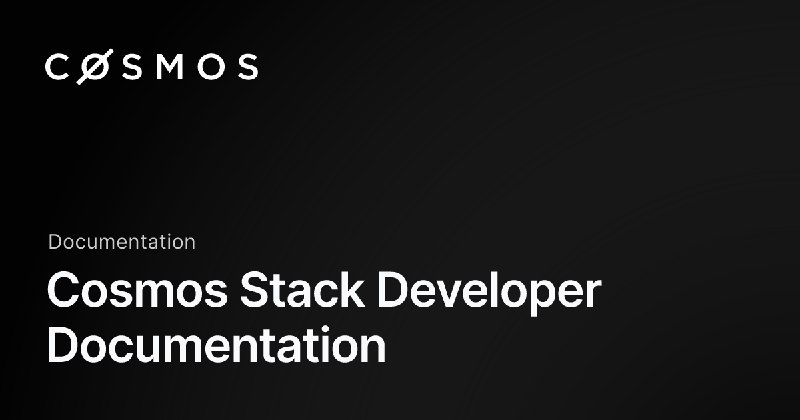 Cosmos Stack Developer Documentation - Cosmos Docs