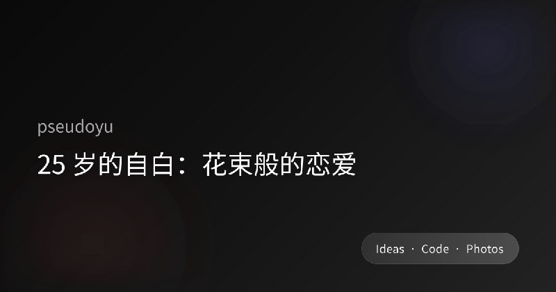 25 岁的自白：花束般的恋爱