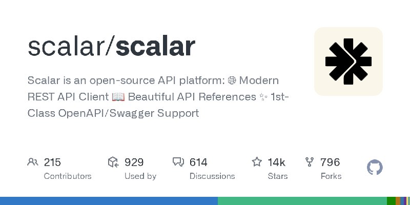 GitHub - scalar/scalar: Scalar is an open-source API platform:　　　　　　　　　　　　　　　　　　　　　　　　　　　　　　　　　　　　　　　🌐 Modern REST API Client　…