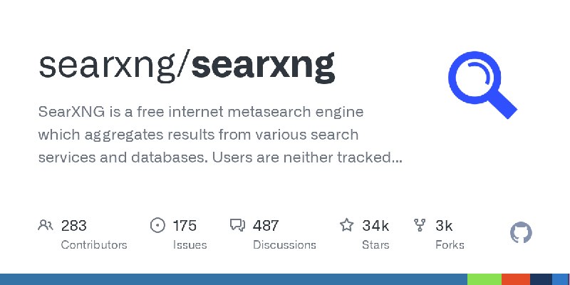 GitHub - searxng/searxng: SearXNG is a free internet metasearch engine which aggregates results from various search services and…