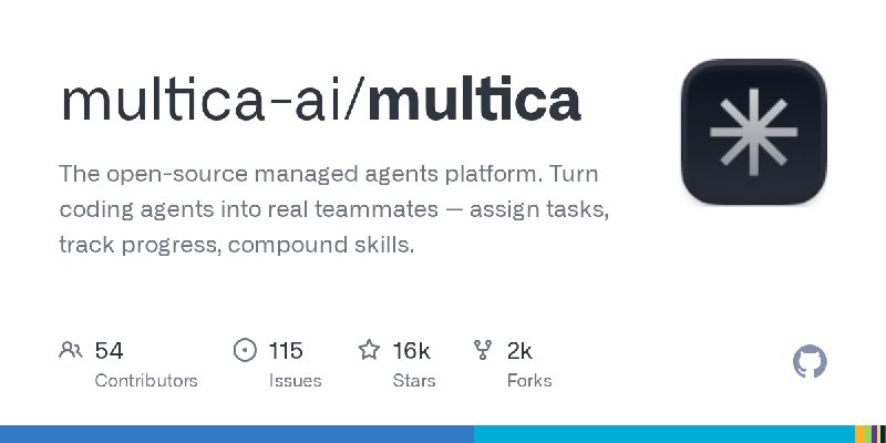 GitHub - multica-ai/multica: The open-source managed agents platform. Turn coding agents into real teammates — assign tasks, track…