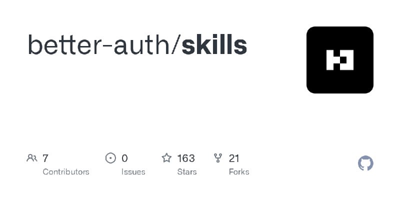 GitHub - better-auth/skills