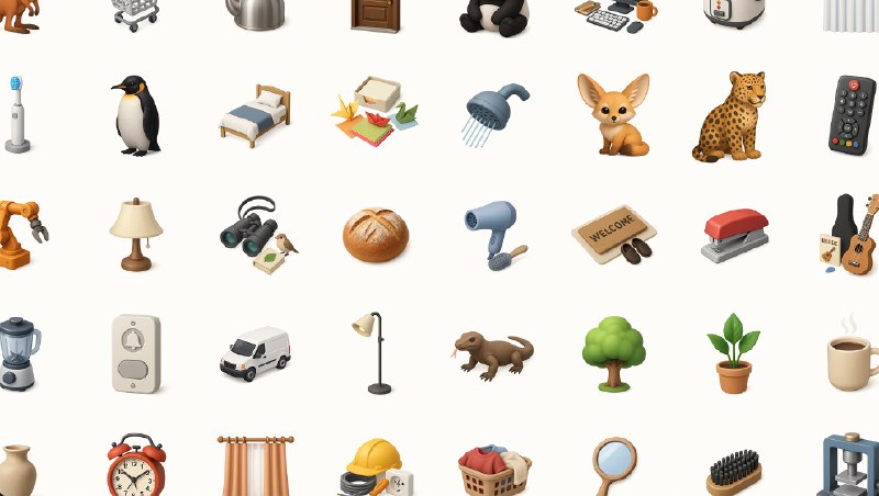 Thiings — AI-Generated 3D Icon Collection